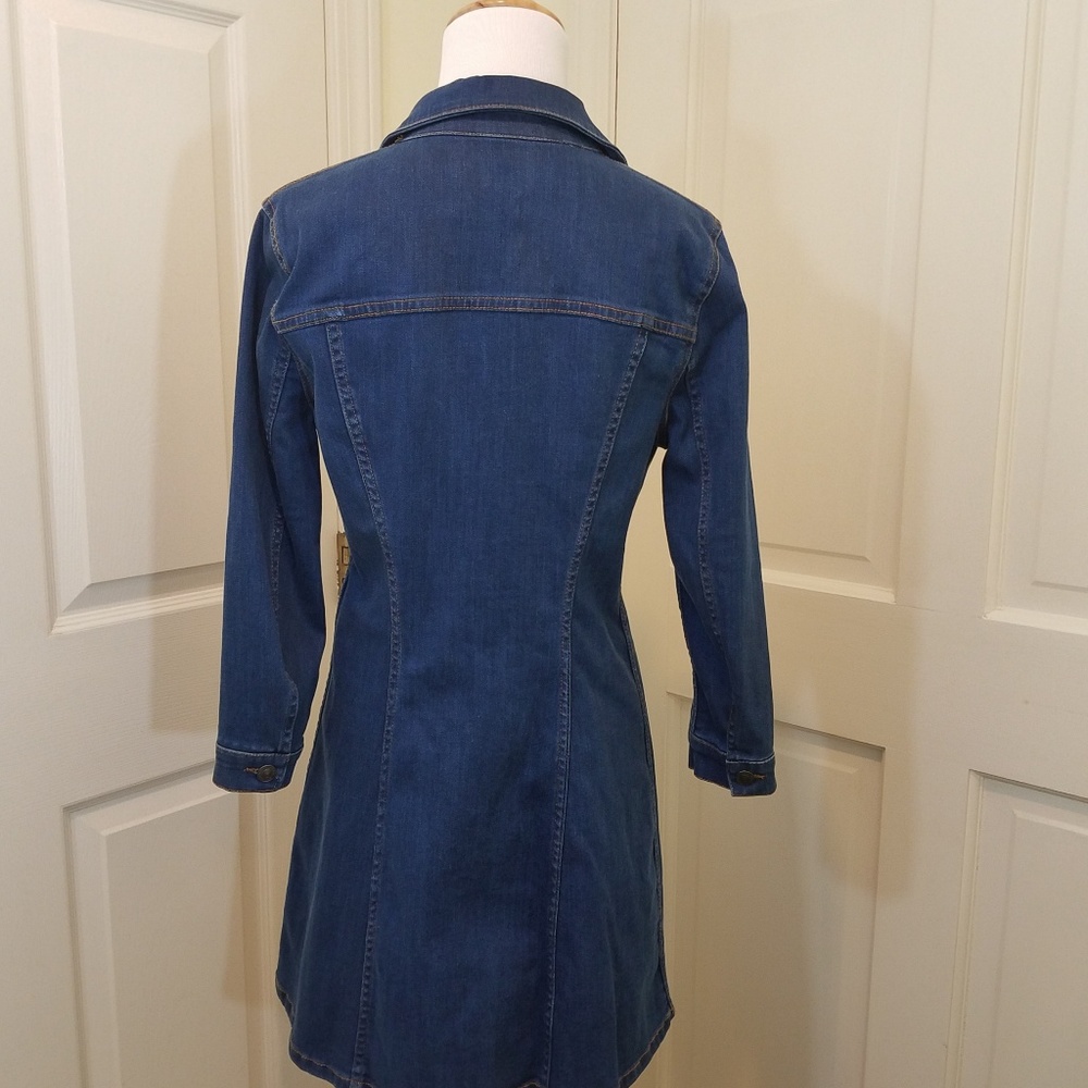 ZARA DENIM BUTTON UP DRESS NWT - Picture 5 of 5